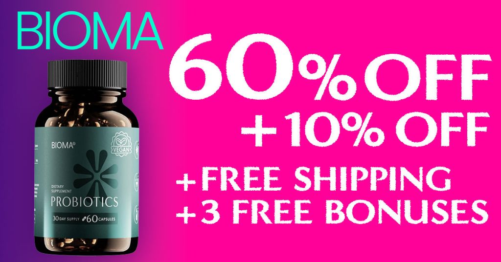 Bioma 60% Off + 10% Off Coupon