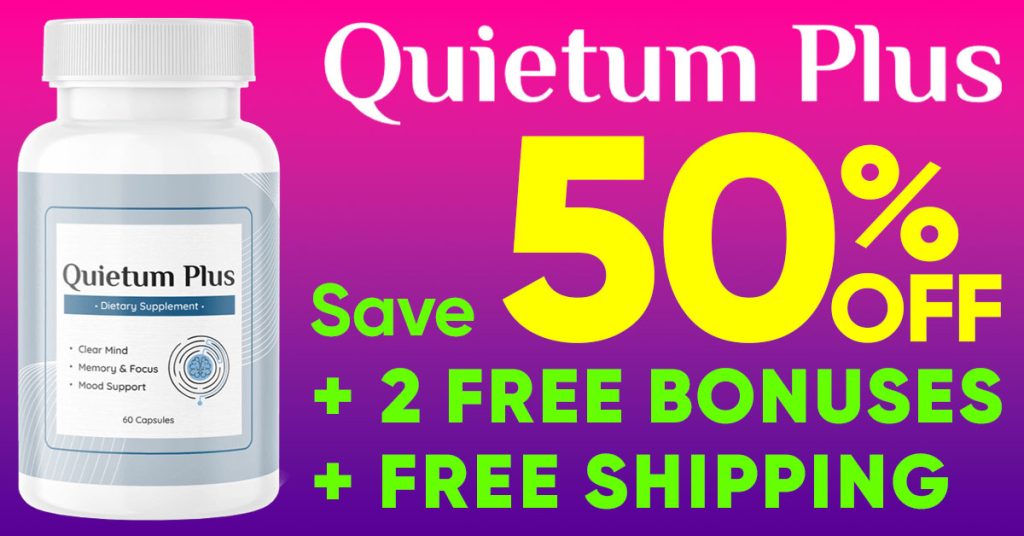 Quietum Plus 50% Off Coupon