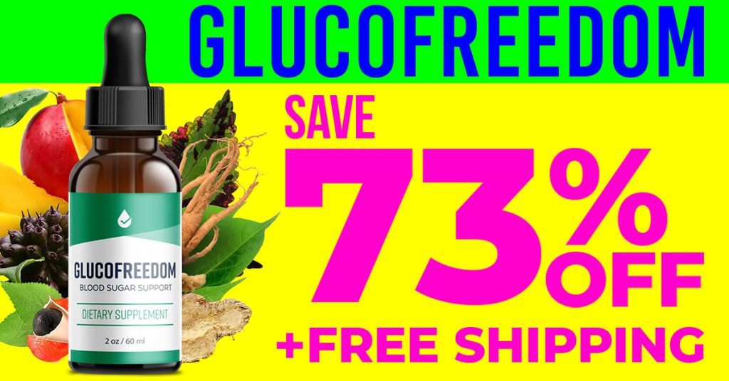 GlucoFreedom 73% Off Banner