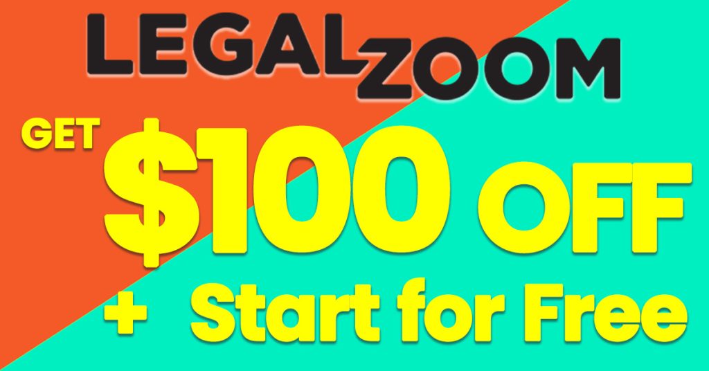 LegalZoom $100 Off Banner