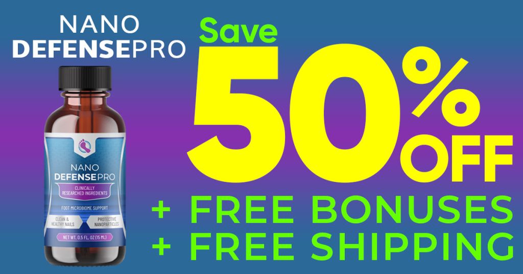 NanoDefense Pro 50% Off Banner