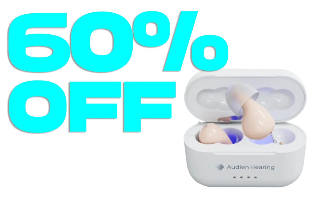 Audien Hearing 60% Off Discount