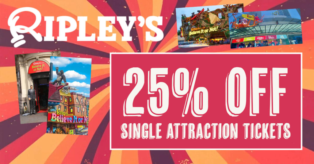 Ripley's 25% Off Coupon