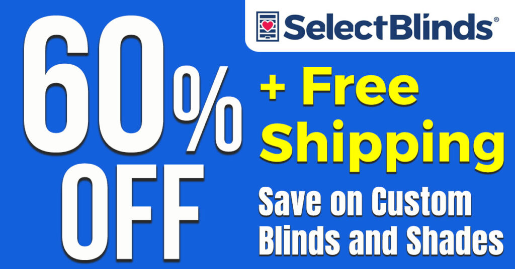 SelectBlinds 60% Off Coupon