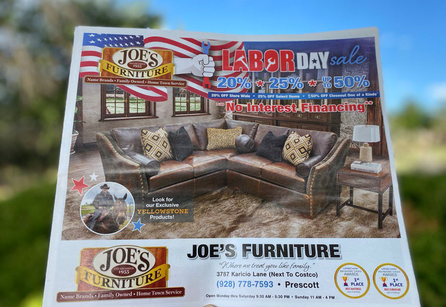 Joe's Furniture Labor Day Deals